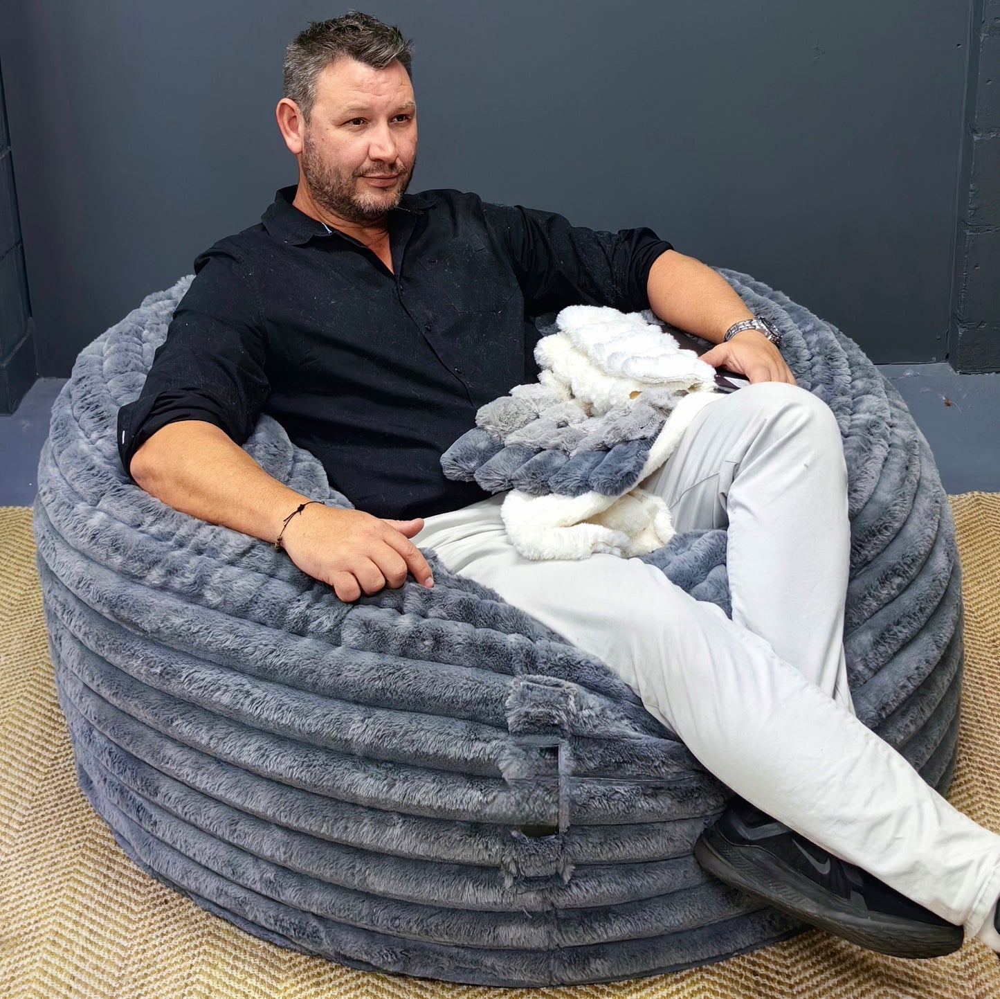 Winter Fur Beanbags
