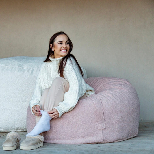 Bouclé Beanbag Loungers