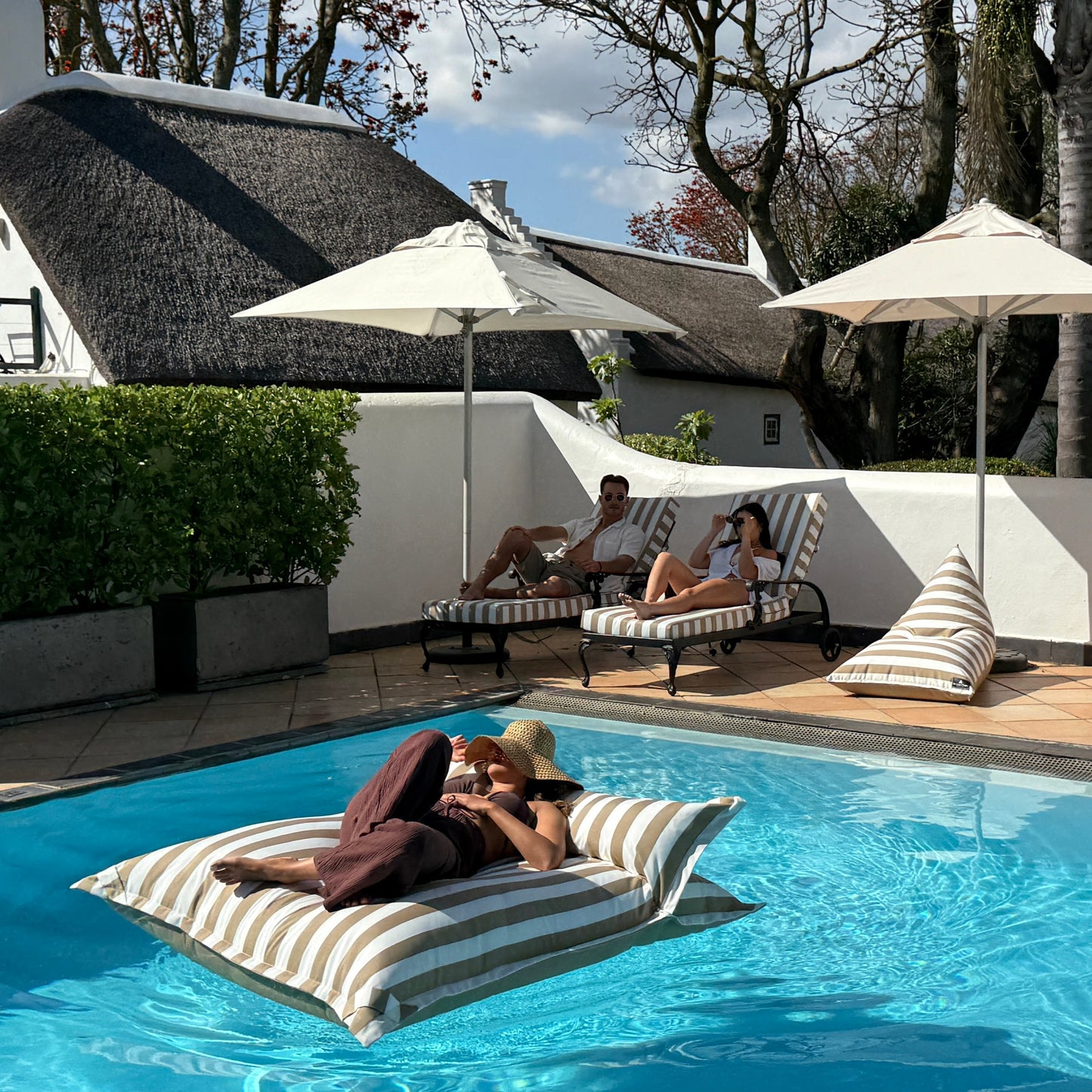 Aqua Loungers with Cushion - Covers