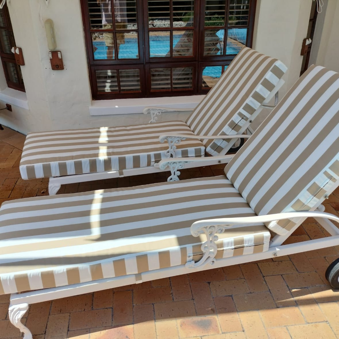 Pool Lounger Cushion Sets (2)