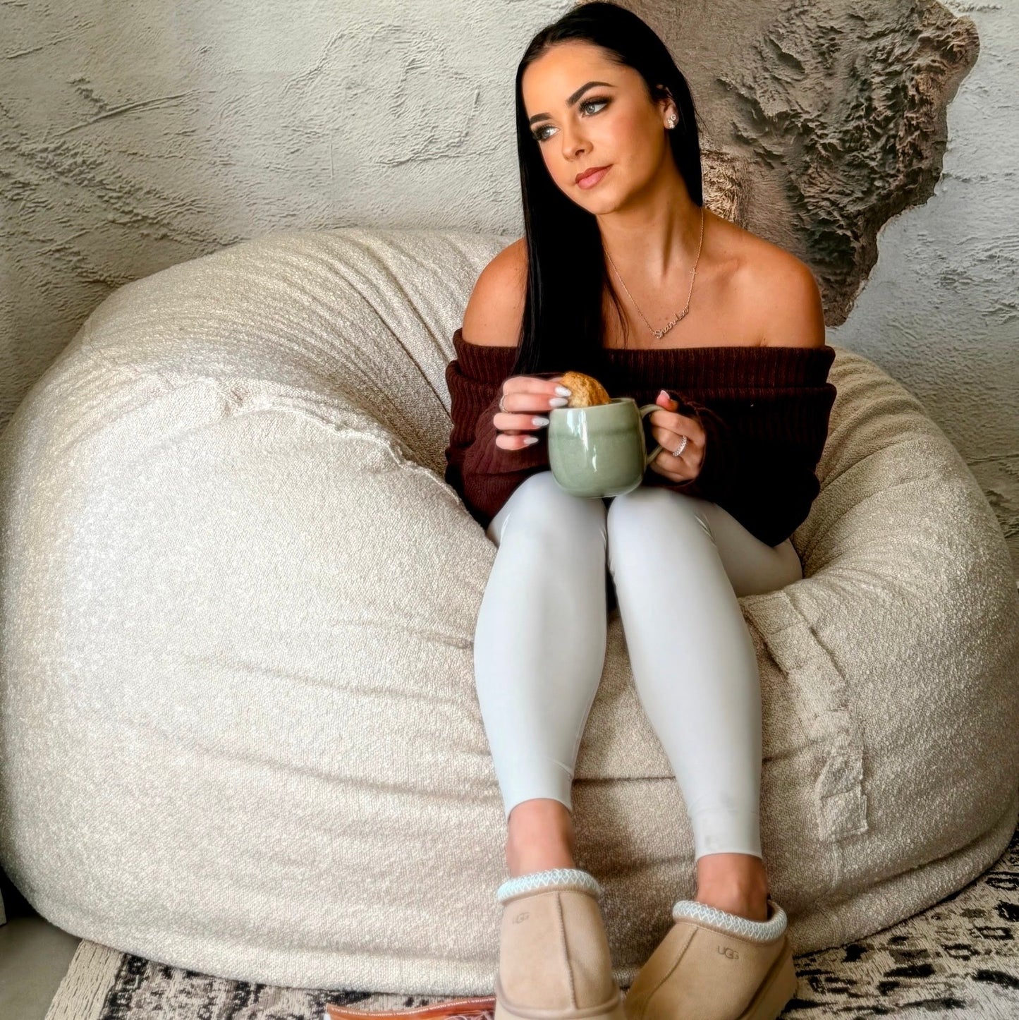 Bouclé Beanbag Loungers