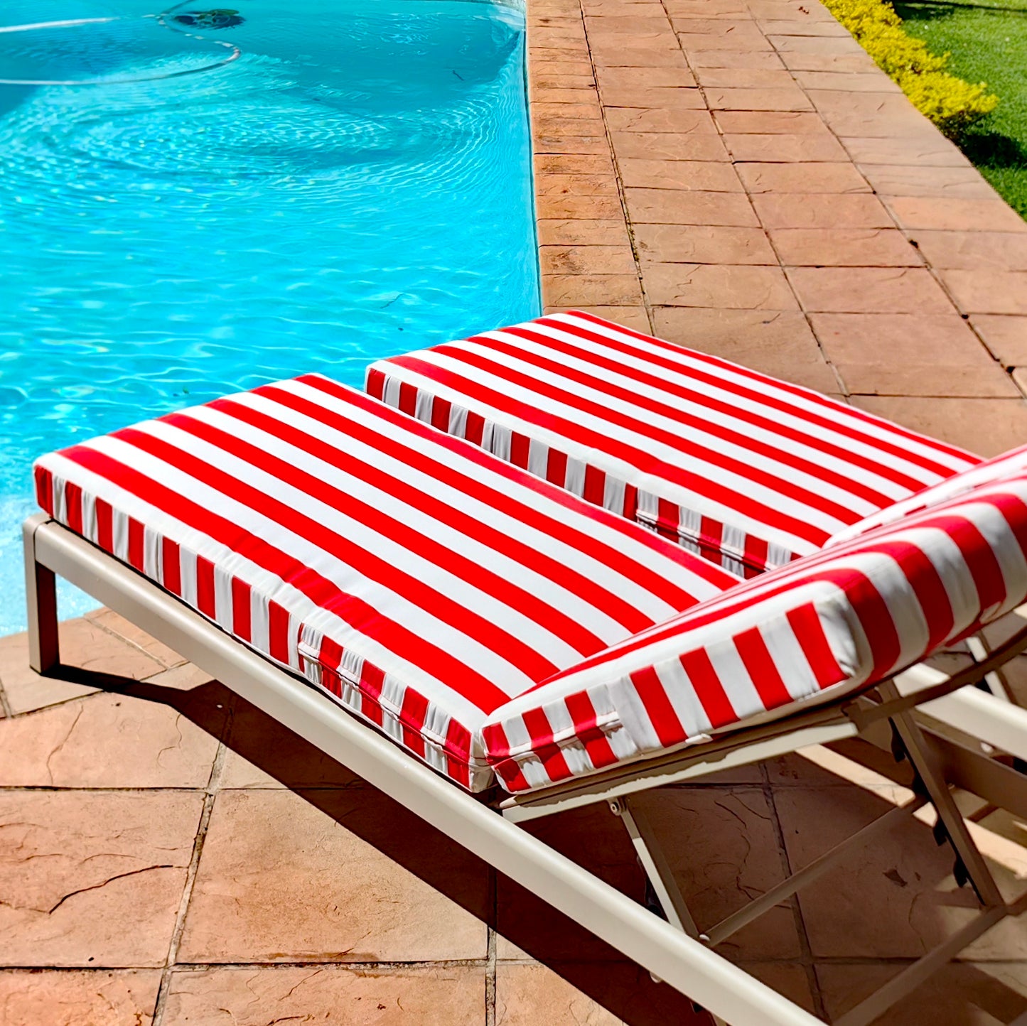 Pool Lounger Cushion Sets (2)