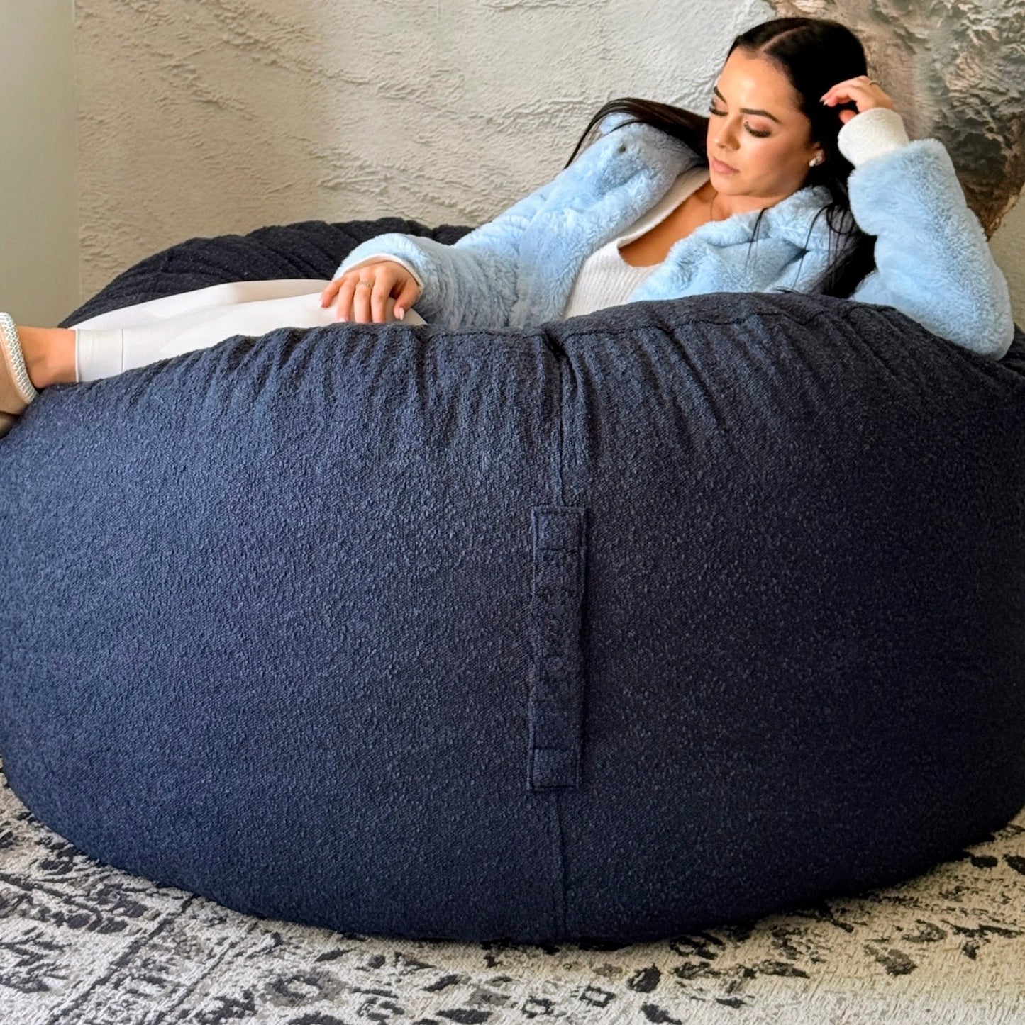 Bouclé Beanbag Loungers