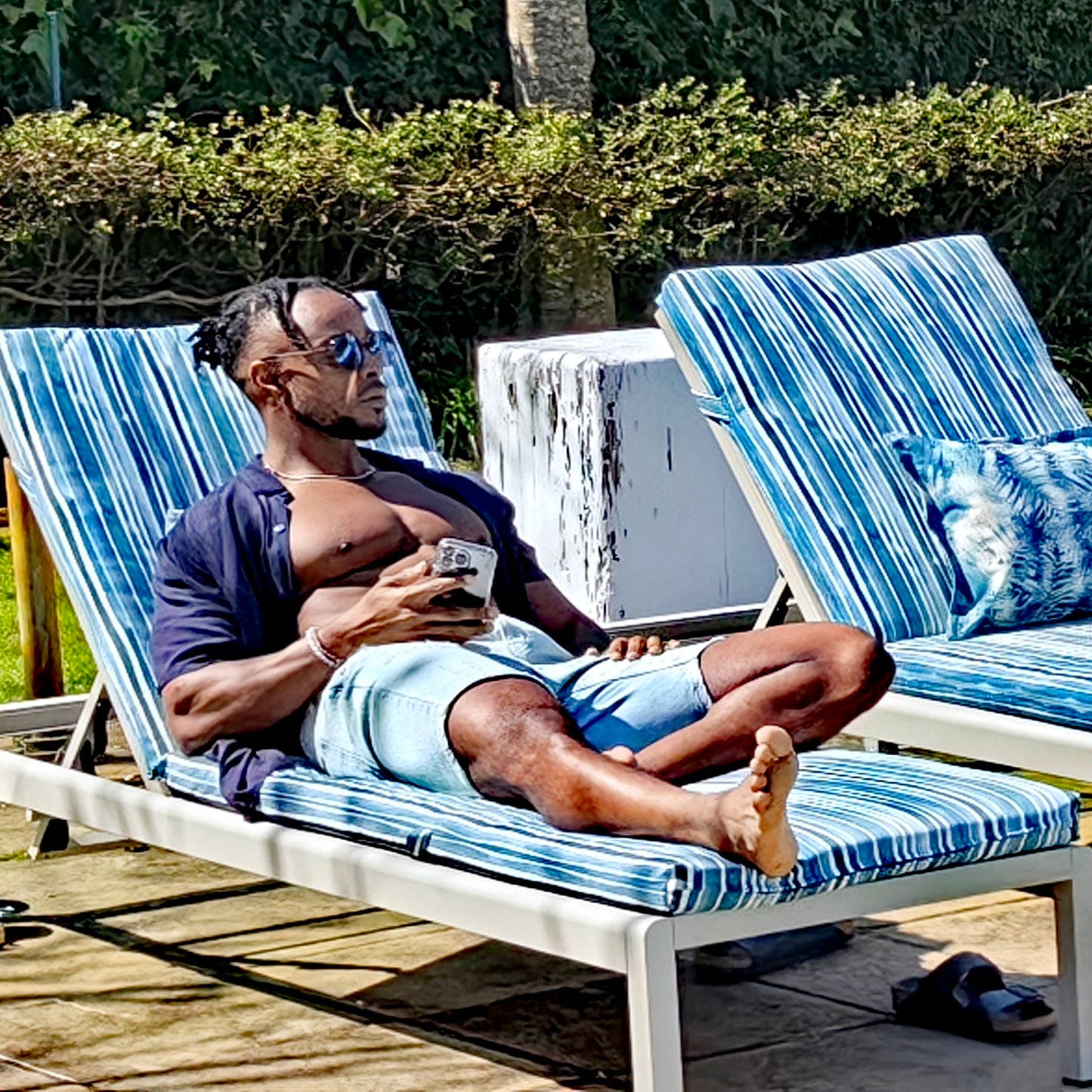Pool Lounger Cushion Sets (2)
