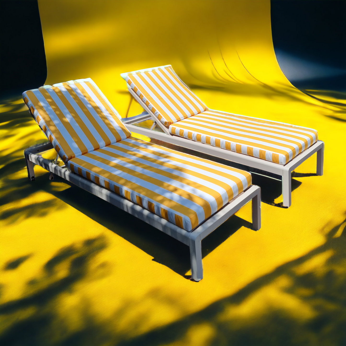 Pool Lounger Cushion Sets (2)