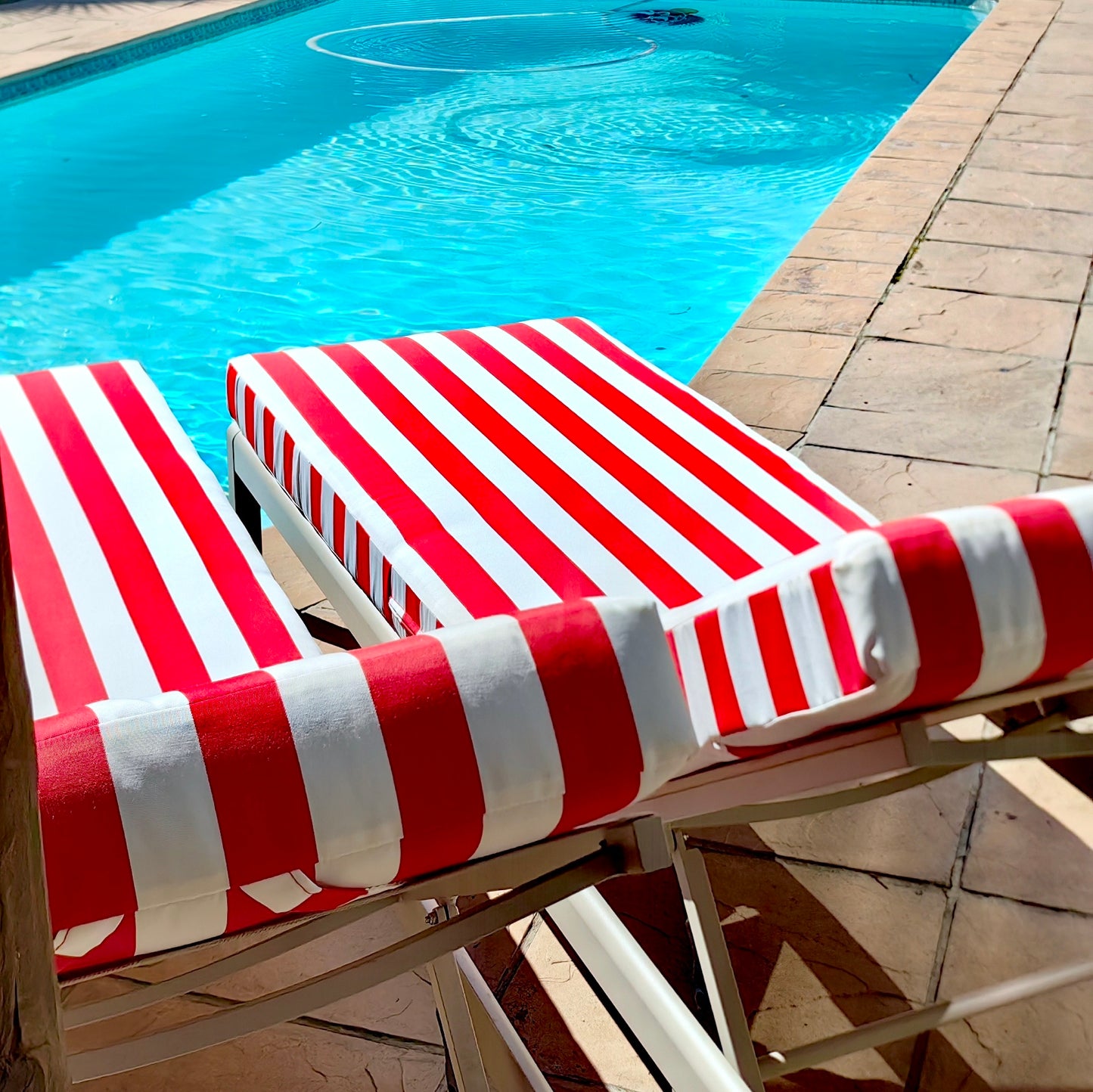 Pool Lounger Cushion Sets