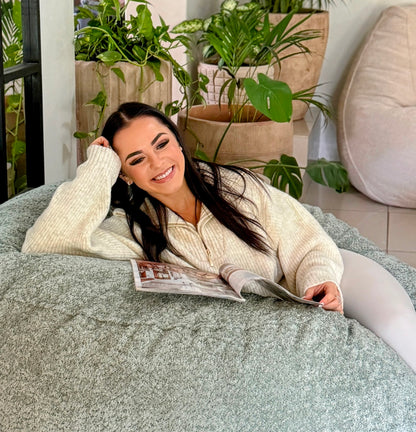 Bouclé Beanbag Loungers
