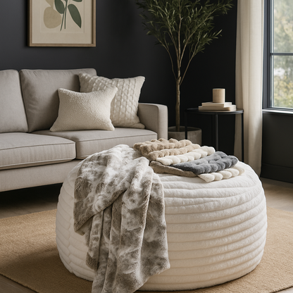 Winter Fur Beanbags