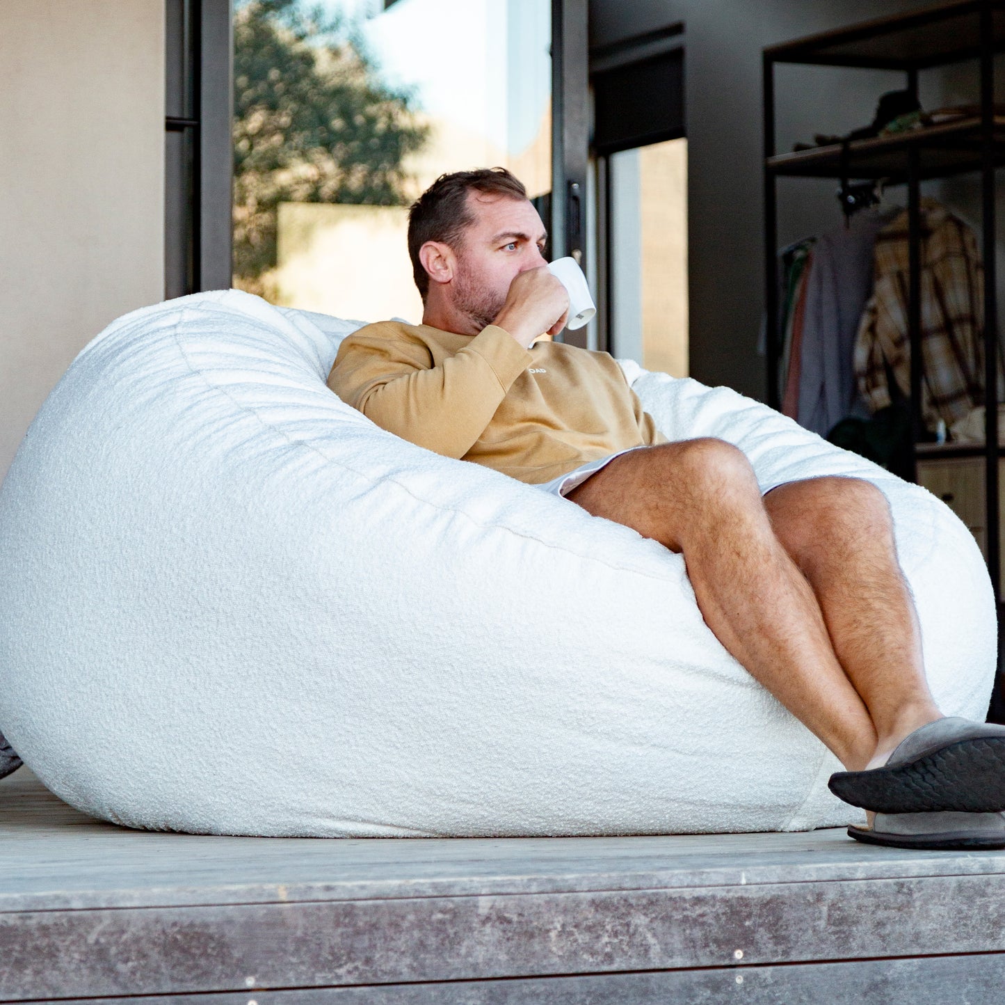 Bouclé Beanbag Loungers