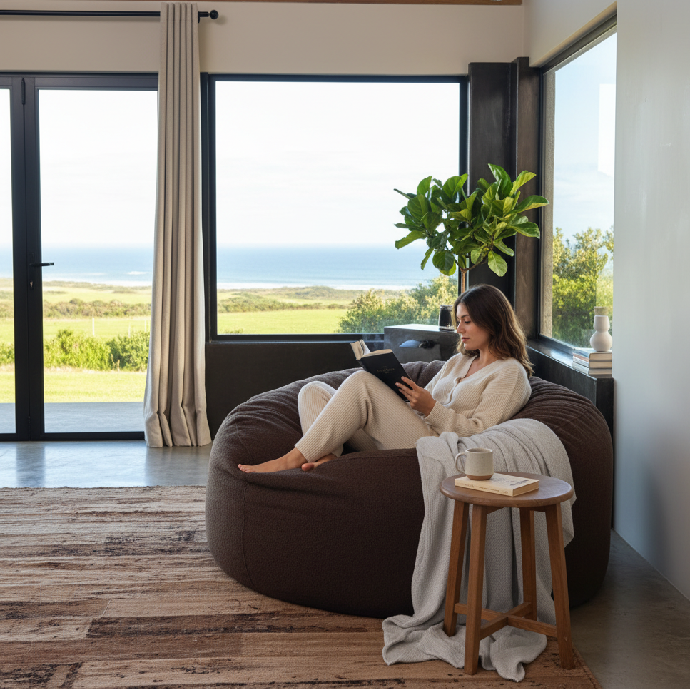Bouclé Beanbag Loungers